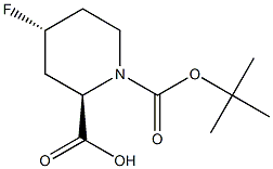 (2R,4R)-1-(tert-butoxycarbonyl)-4-fluoropiperidine-2-carboxylic acid|