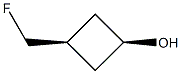 cis-3-(fluoromethyl)cyclobutan-1-ol Structure