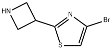 2-(azetidin-3-yl)-4-bromothiazole Structure