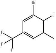 1-Bromo-2-fluoro-3-methyl-5-(trifluoromethyl)benzene Structure