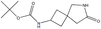 tert-butyl (7-oxo-6-azaspiro[3.4]octan-2-yl)carbamate Struktur
