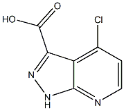 4-chloro-1H-pyrazolo[3,4-b]pyridine-3-carboxylic acid Structure