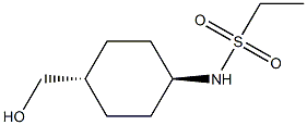 N-[trans-4-(hydroxymethyl)cyclohexyl]ethane-1-sulfonamide Structure