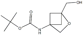 (1-(羟甲基)-2-氧杂双环[2.1.1]己-4-基)氨基甲酸叔丁酯,2170372-32-2,结构式