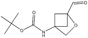 tert-butyl N-{1-formyl-2-oxabicyclo[2.1.1]hexan-4-yl}carbamate 结构式