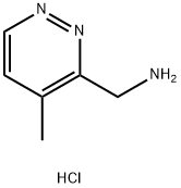 (4-甲基哒嗪-3-基)甲胺盐酸盐 结构式