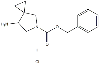 benzyl 7-amino-5-azaspiro[2.4]heptane-5-carboxylate hydrochloride Structure