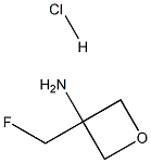 3-(fluoromethyl)oxetan-3-amine hydrochloride Structure