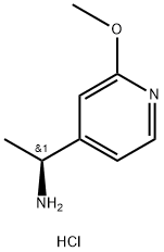 (S)-1-(2-甲氧基吡啶-4-基)乙胺二盐酸盐 结构式