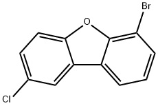 Dibenzofuran, 6-bromo-2-chloro- Struktur