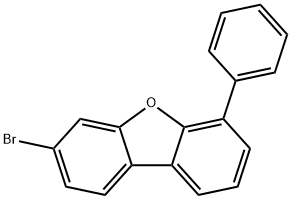 Dibenzofuran, 3-bromo-6-phenyl- Struktur