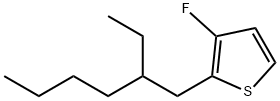 2-(2-Ethylhexyl)-3-fluorothiophene 化学構造式