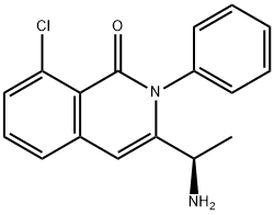 (R)-3-(1-氨基乙基)-8-氯-2-苯基异-1(2H)-酮, 2199389-46-1, 结构式