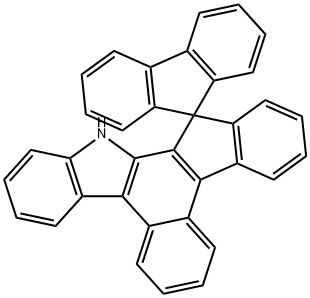 13H-螺[苯并[C]茚并[2,1-A]咔唑-14,9'-芴,2209881-38-7,结构式