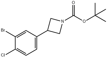2222934-15-6 tert-butyl 3-(3-bromo-4-chlorophenyl)azetidine-1-carboxylate