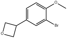 3-(3-bromo-4-methoxyphenyl)oxetane,2222934-42-9,结构式