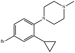 2222934-62-3 1-(4-bromo-2-cyclopropylphenyl)-4-methylpiperazine