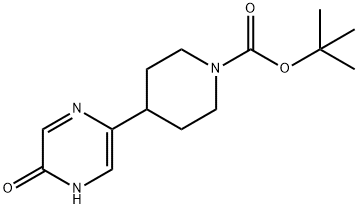 tert-butyl 4-(5-hydroxypyrazin-2-yl)piperidine-1-carboxylate Structure