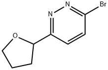 3-bromo-6-(tetrahydrofuran-2-yl)pyridazine Structure