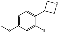 3-(2-bromo-4-methoxyphenyl)oxetane,2222935-18-2,结构式