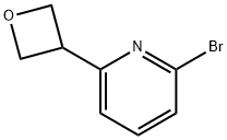 2-bromo-6-(oxetan-3-yl)pyridine Struktur