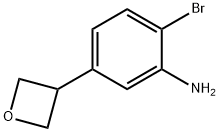 2-bromo-5-(oxetan-3-yl)aniline Structure