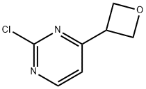 2-chloro-4-(oxetan-3-yl)pyrimidine 化学構造式