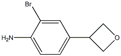 2-bromo-4-(oxetan-3-yl)aniline Struktur
