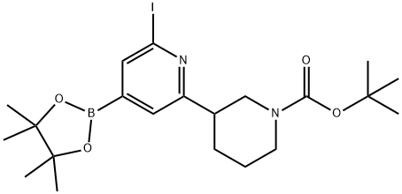 2223004-22-4 2-Iodo-6-(N-Boc-piperidin-3-yl)pyridine-4-boronic acid pinacol esier