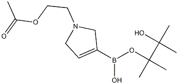 N-(2-Acetoxyethyl)-2,5-dihydro-1H-pyrrole-3-boronic acid pinacol ester,2223006-33-3,结构式