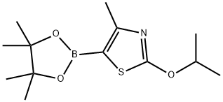 4-Methyl-2-(iso-propoxy)thiazole-5-boronic acid pinacol ester Structure