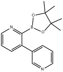 3-(Pyridin-3-yl)pyridine-2-boronic acid pinacol ester Structure