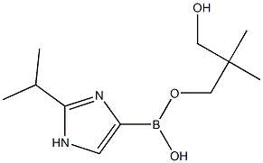 2-(iso-Propyl)imidazole-4-boronic acid neopentylglycol ester,2223030-28-0,结构式