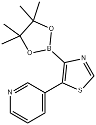 5-(3-Pyridyl)thiazole-4-boronic acid pinacol ester Structure