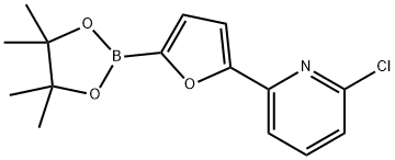 5-(6-Chloro-2-pyridyl)furan-2-boronic acid pinacol ester 结构式