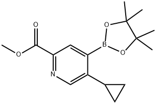 2223035-38-7 5-Cyclopropyl-2-(methoxycarbonyl)pyridine-4-boronic acid pinacol ester