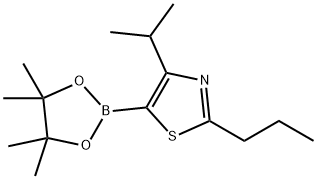 4-(iso-Propyl)-2-(n-propyl)thiazole-5-boronic acid pinacol ester Struktur