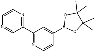 2-(4-(4,4,5,5-tetramethyl-1,3,2-dioxaborolan-2-yl)pyridin-2-yl)pyrazine,2223039-33-4,结构式