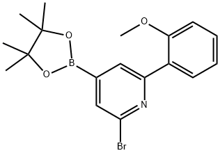 2-Bromo-6-(2-methoxyphenyl)pyridine-4-boronic acid pinacol ester|