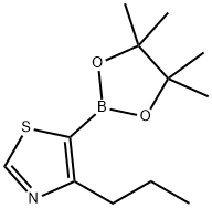 4-(n-Propyl)thiazole-5-boronic acid pinacol ester Structure