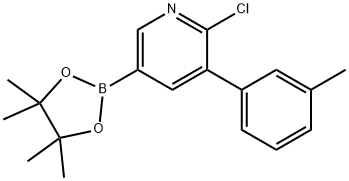 6-Chloro-5-(3-tolyl)pyridine-3-boronic acid pinacol ester|