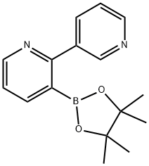 2-(3-Pyridyl)pyridine-3-boronic acid pinacol ester,2223045-78-9,结构式