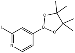 2-IODOPYRIDINE-4-BORONIC ACID PINACOL ESTER Structure