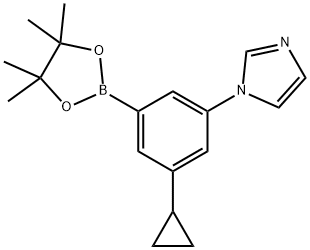 3-Cyclopropyl-5-(imidazol-1-yl)phenylboronic acid pinacol ester|