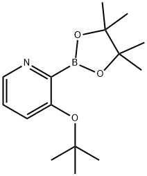 3-(tert-Butoxy)pyridine-2-boronic acid pinacol ester Struktur
