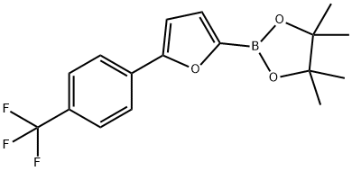 5-(4-Trifluoromethylphenyl)furan-2-boronic acid pinacol ester Structure
