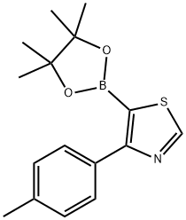 4-(4-Tolyl)thiazole-5-boronic acid pinacol ester Struktur