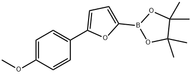 5-(4-Methoxyphenyl)furan-2-boronic acid pinacol ester,2223051-87-2,结构式