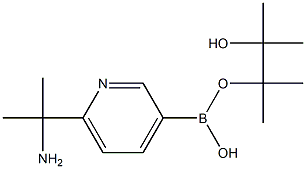 6-(2-Aminopropan-2-yl)pyridine-3-boronic acid pinacol ester Structure
