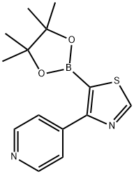 4-(4-Pyridyl)thiazole-5-boronic acid pinacol ester Struktur
